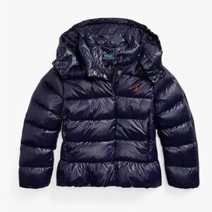 Polo by Ralph Lauren Girl’s Dark Blue Puffer Coat Sz.6 NWT